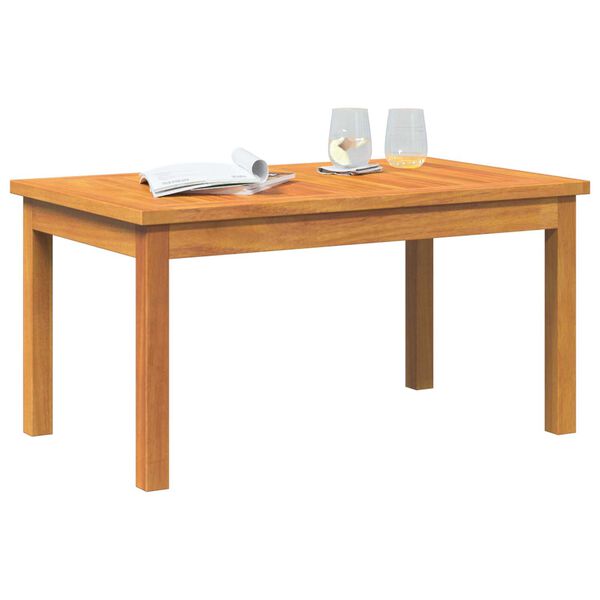 vidaXL Mesa de Café Marrón Madera maciza de Acacia