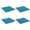 vidaXL Cojines de Asiento de 4 Piezas SOEST 4 uds. 100% Poli&eacute;ster
