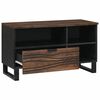 vidaXL Unidades de TV Nogal 80 x 33 x 46 cm Madera contrachapada