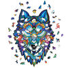 UNIDRAGON Rompecabezas Majestic Wolf 310 piezas madera tama&ntilde;o gigante
