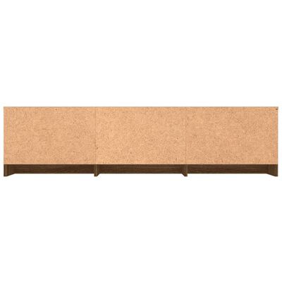 vidaXL Mueble para TV madera contrachapada marrón roble 140x40x35,5 cm