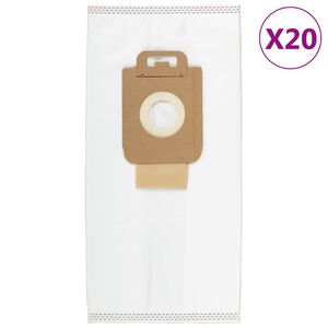 vidaXL Bolsas de aspiradora para Nilfisk King 20 unidades