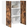 vidaXL Mueble colgante con puerta Roble ahumado 60 x 31 x 80 cm