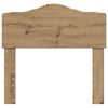 vidaXL Cabecero Roble artesanal 90 cm Madera contrachapada