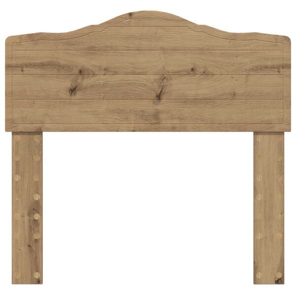 vidaXL Cabecero Roble artesanal 90 cm Madera contrachapada