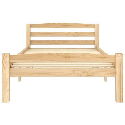 vidaXL Estructura de cama de madera maciza de pino 100x200 cm