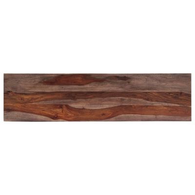vidaXL Mesa consola 120x30x76 cm madera maciza de sheesham gris