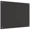 vidaXL Salpicadero de cocina Gris oscuro 80 x 60 x 0,6 cm