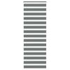 vidaXL Estor cebra gris oscuro 75x230cm tejido ancho 70,9 cm poli&eacute;ster