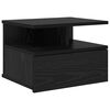 vidaXL Mesita Flotante Roble Negro 40 x 31 x 28 cm