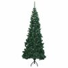 vidaXL &Aacute;rbol de Navidad artificial de esquina verde 210 cm PVC