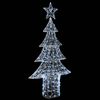 vidaXL Árbol de Navidad con 240 LED frío 180 cm Acrílico