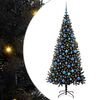 vidaXL &Aacute;rbol de Navidad Negro 180 cm PVC