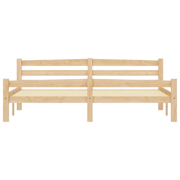 vidaXL Estructura de cama con 2 cajones madera maciza pino 180x200 cm
