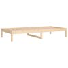 vidaXL Sof&aacute; cama de madera maciza de pino 90x190 cm