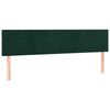 vidaXL Cama box spring con colch&oacute;n terciopelo verde oscuro 180x200 cm