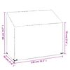 vidaXL Funda para banco de jard&iacute;n 8 ojales polietileno 130x70x70/88 cm