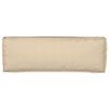 vidaXL Juego de Cojines para Palets 2 pcs Beige 120 x 40 x 8 cm