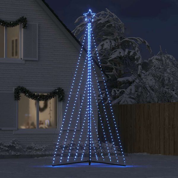vidaXL &Aacute;rbol de Navidad LED 570 LED azul 399 cm