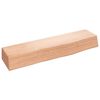 vidaXL Estante de pared madera de roble tratada marr&oacute;n claro 40x10x6cm