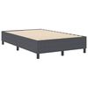 vidaXL Cama de plataforma Gris oscuro 120 x 200 cm Tela de Pana