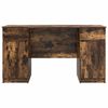 vidaXL Escritorio Roble ahumado 140 x 49 x 76 cm Madera contrachapada