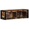 vidaXL Mueble de TV multicolor 80x30x25 cm madera maciza reciclada