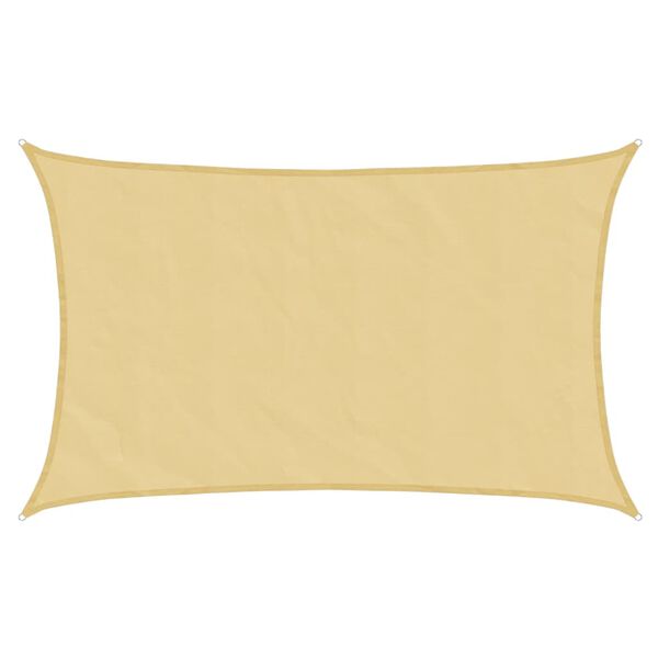 vidaXL Toldo de vela poli&eacute;ster oxford 100% arena 8x5 m