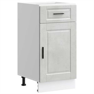 vidaXL Mueble bajo de cocina porto gris cemento madera reconstituida