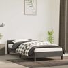 vidaXL Estructura de cama sin colch&oacute;n terciopelo gris oscuro 90x200 cm