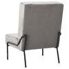 vidaXL Silla de relajación de terciopelo gris claro 65x79x87 cm