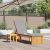 vidaXL Tumbona Aceite Natural 200 x 55 x 94 cm Madera maciza de Acacia