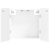 vidaXL Armario para dianas ZWOLLE Blanco 52,5 x 10,5 x 57,5 cm