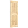 vidaXL Puerta corredera con herrajes madera maciza de pino 70x210 cm