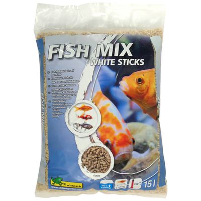 Ubbink Comida para peces Fish Mix White Sticks 4 mm 15 l