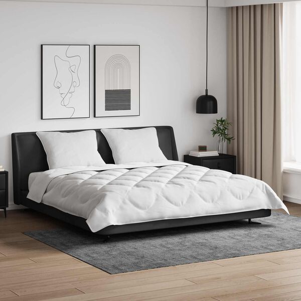 vidaXL Edred&oacute;n con almohada 3 pcs Microfibra