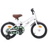 vidaXL Bicicleta Infantil 14 Pulgadas para ni&ntilde;os de 3 a 5 a&ntilde;os Blanco