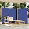 vidaXL Toldo lateral retr&aacute;ctil para patio azul 170x1200 cm