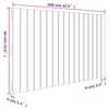vidaXL Cabecero cama pared madera maciza pino marr&oacute;n miel 108x3x60 cm