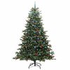 vidaXL &Aacute;rbol de Navidad artificial Verde 240 cm PVC, Metal y Pl&aacute;stico