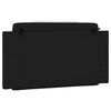vidaXL Cabecero de cama acolchado Viana cuero sint&eacute;tico negro blanco 100 cm