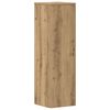 vidaXL Soportes de plantas 2 uds madera roble artisian 25x25x80 cm