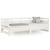 vidaXL Sof&aacute; cama extra&iacute;ble sin colch&oacute;n blanco 2x(90x200) cm