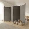 vidaXL Biombo divisor de 5 paneles de tela gris antracita 433x180 cm