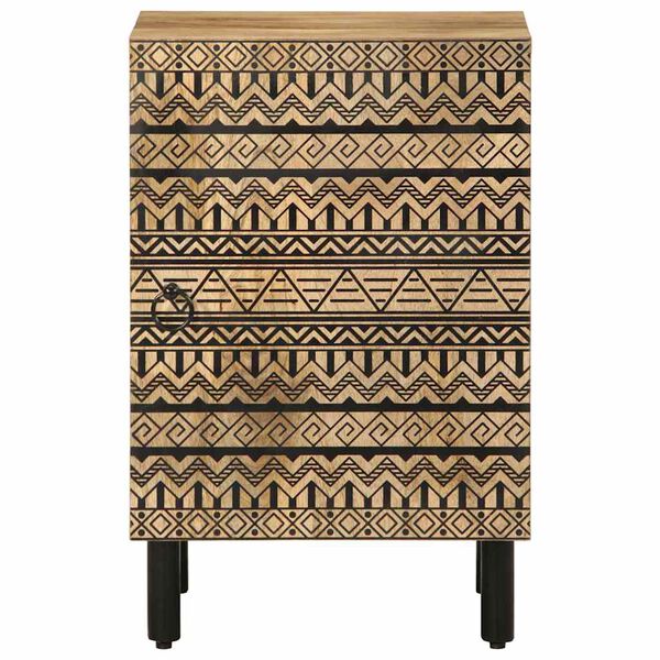 vidaXL Mueble de ba&ntilde;o madera maciza de mango 38x33,5x58 cm