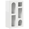 vidaXL Aparador ELST brillante 59 x 35 x 100,5 cm Madera de ingenier&iacute;a