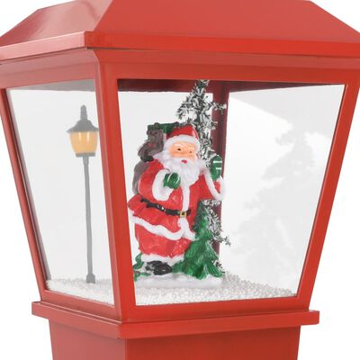 vidaXL Farol de Navidad con base Papá Noel y LED 64 cm