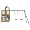 vidaXL Parque infantil de exterior madera de pino impregnada