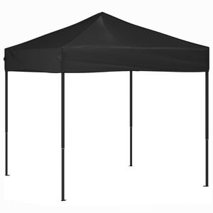 vidaXL Carpa para fiestas plegable negro 2x2 m