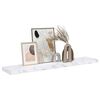 vidaXL Estante de pared M&aacute;rmol 120 x 23,5 x 4 cm Madera de ingenier&iacute;a